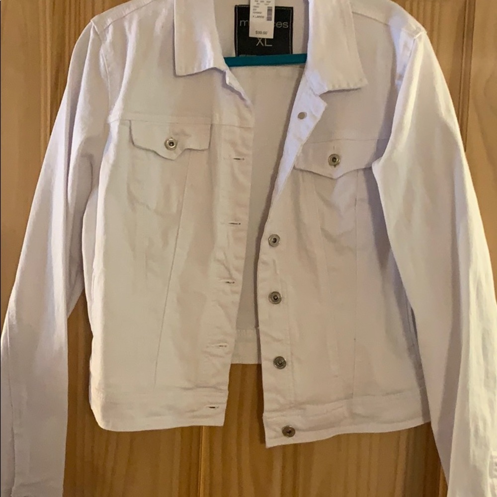White Jean Jacket